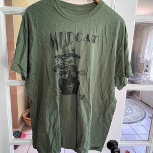 Mudcat Green Graphic T-Shirt
